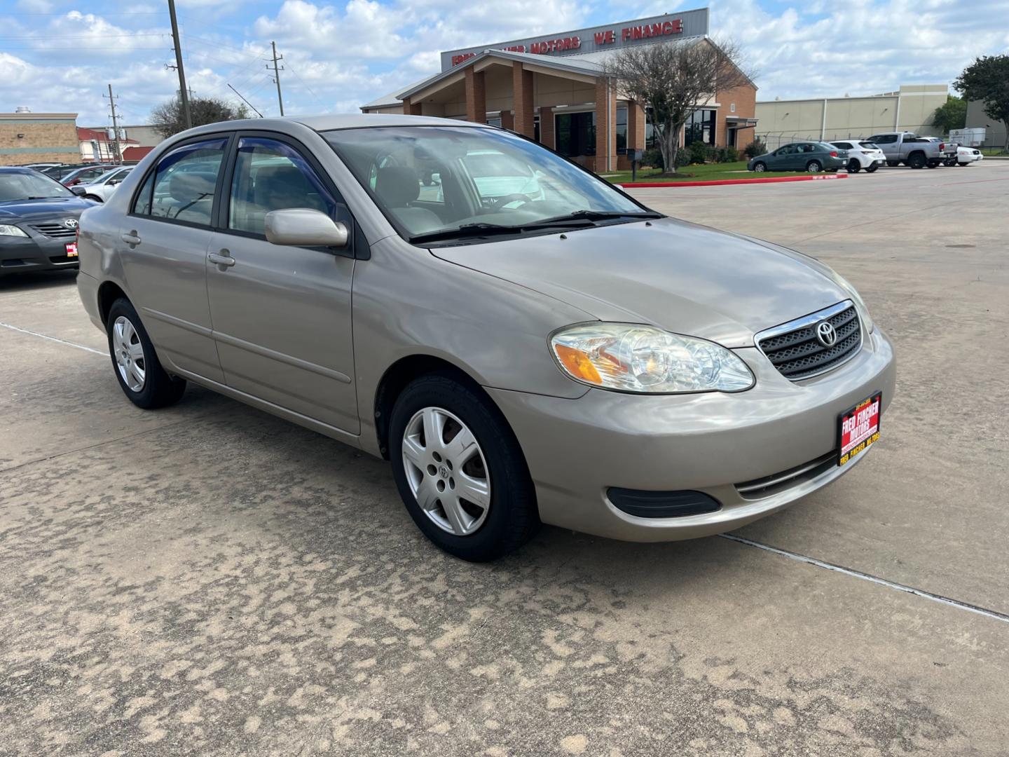 2005 GOLD /TAN Toyota Corolla CE (1NXBR32E75Z) with an 1.8L L4 DOHC 16V engine, Automatic transmission, located at 14700 Tomball Parkway 249, Houston, TX, 77086, (281) 444-2200, 29.928619, -95.504074 - Photo#0